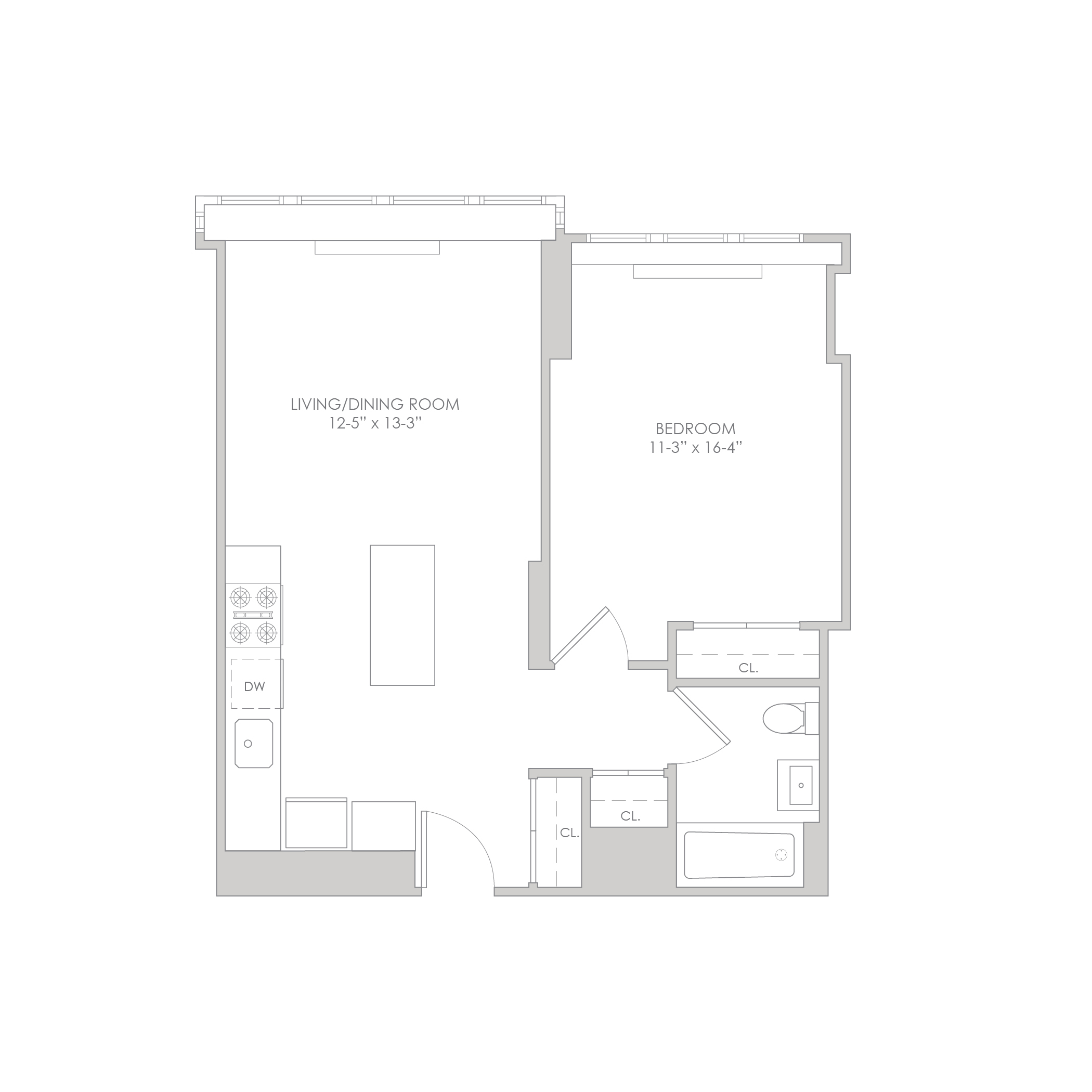 Floor plan layout diagram for C  8-35  EMP